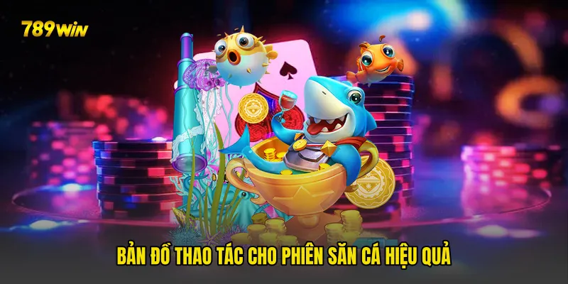 Bản đồ thao tác cho phiên săn cá hiệu quả